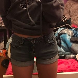 Blue denim shorts size 1